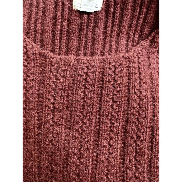 Vintage MALO Womens LUXURY 100% Cashmere Cable Sweater 42 Italy M Pull Over - Picture 7 of 12